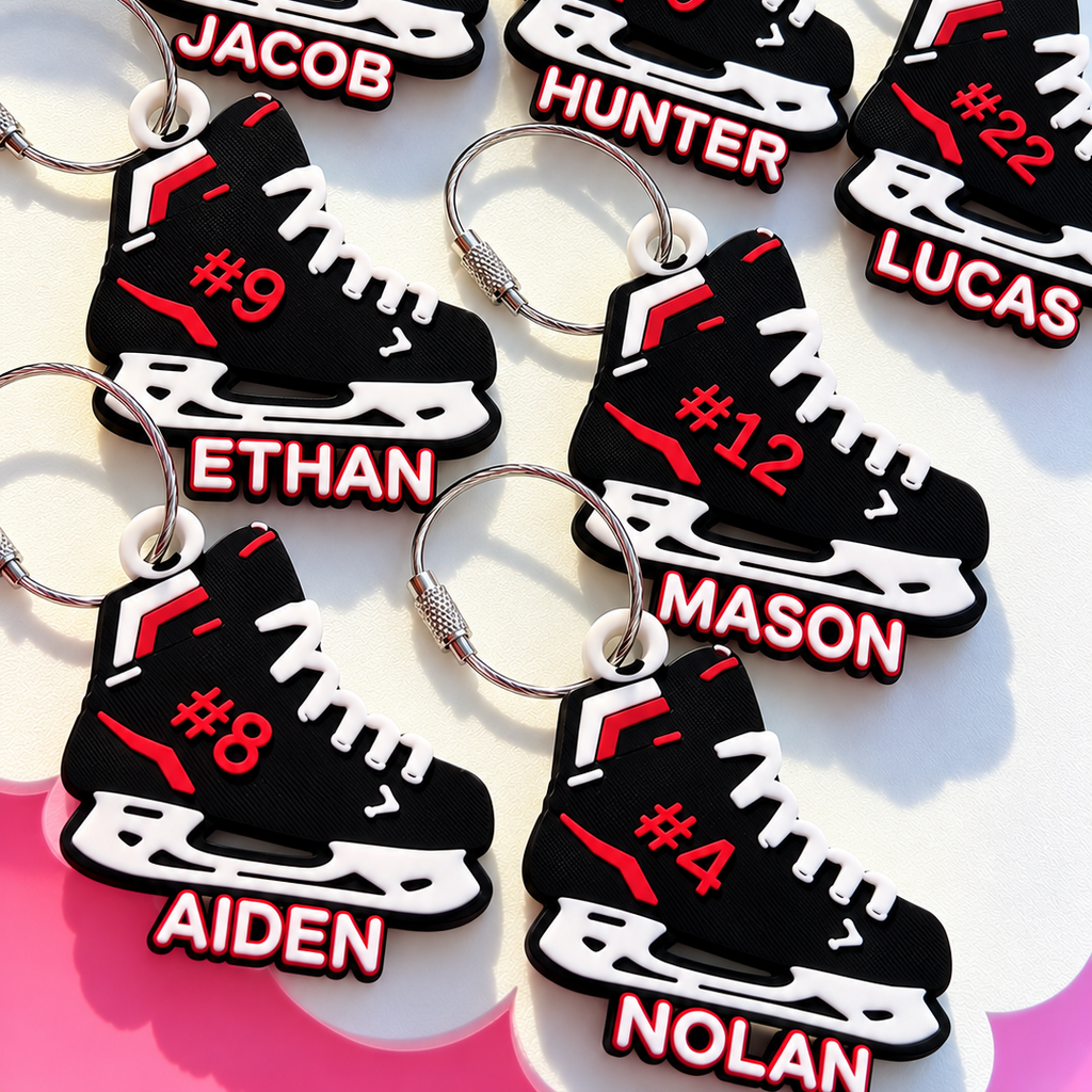 Custom Hockey Shoe Keychains + NFC