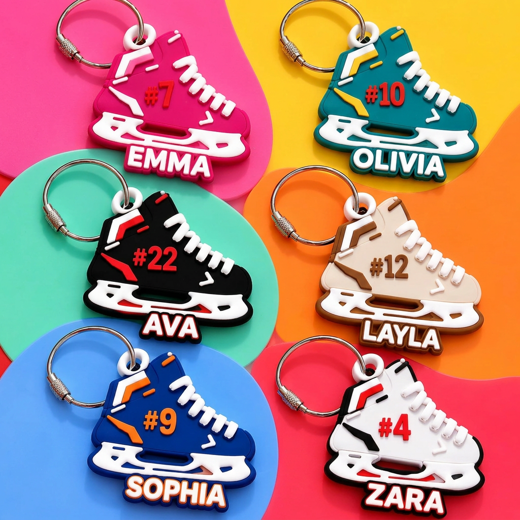 Custom Hockey Shoe Keychains + NFC