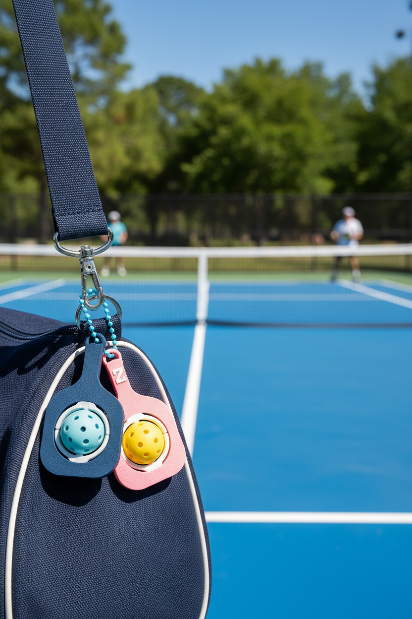 Custom Pickleball Keychains
