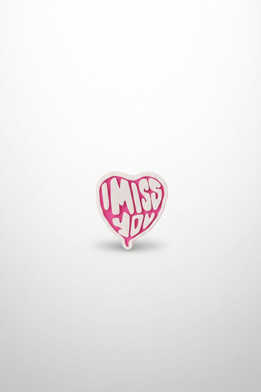 Heart-style Croc charm in biodegradable PLA – cute Jibbitz for Crocs