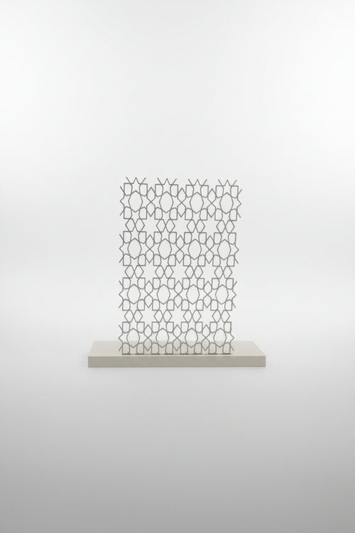 Arabesque Napkin Holder in Ivory — elegant eco-friendly dining decor by Aurelis Design Studio

