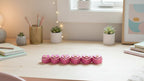 Personalized heart clicker with custom name in gold letters — biodegradable PLA desk fidget by Aurelis Design Studio