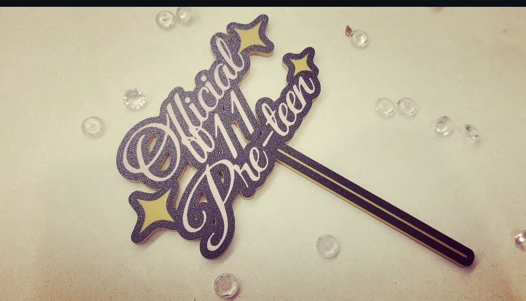 Custom 3D Cake toppers