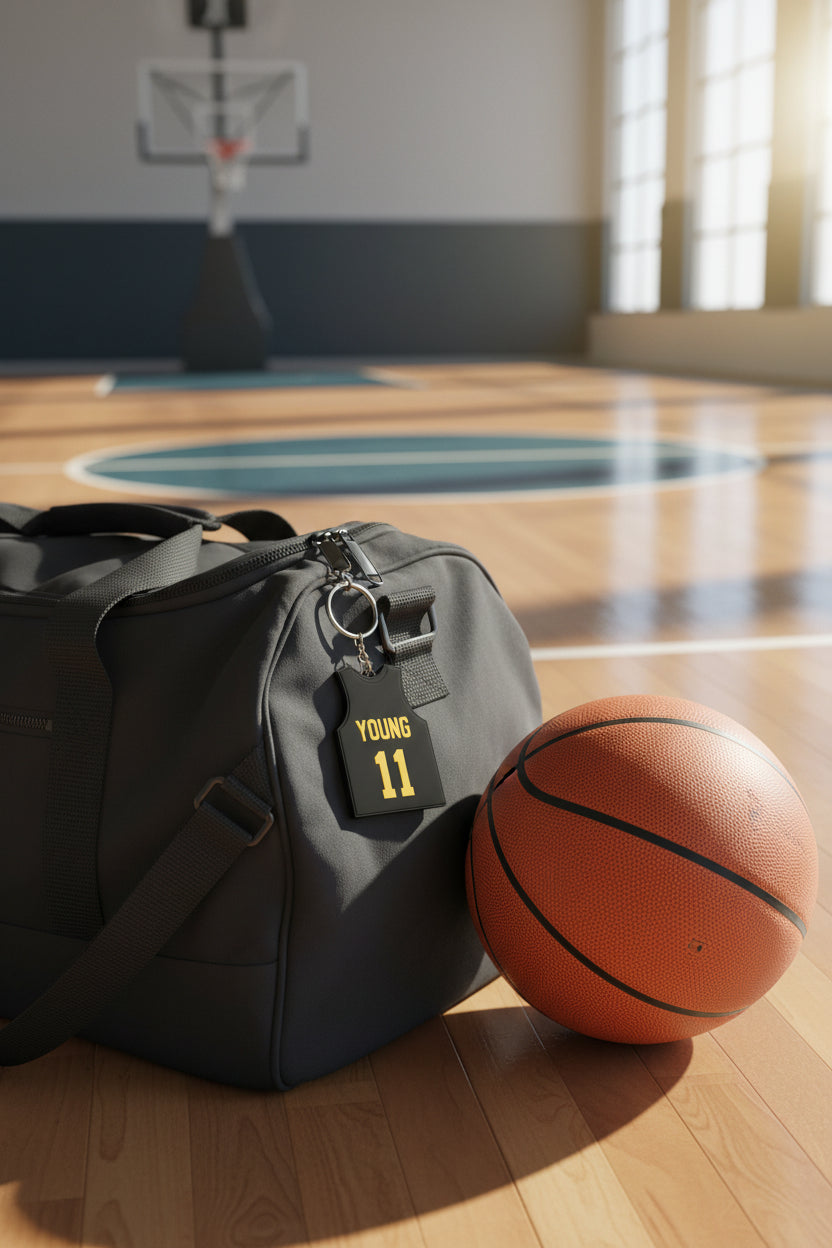 Custom Basketball Jersey Keychains