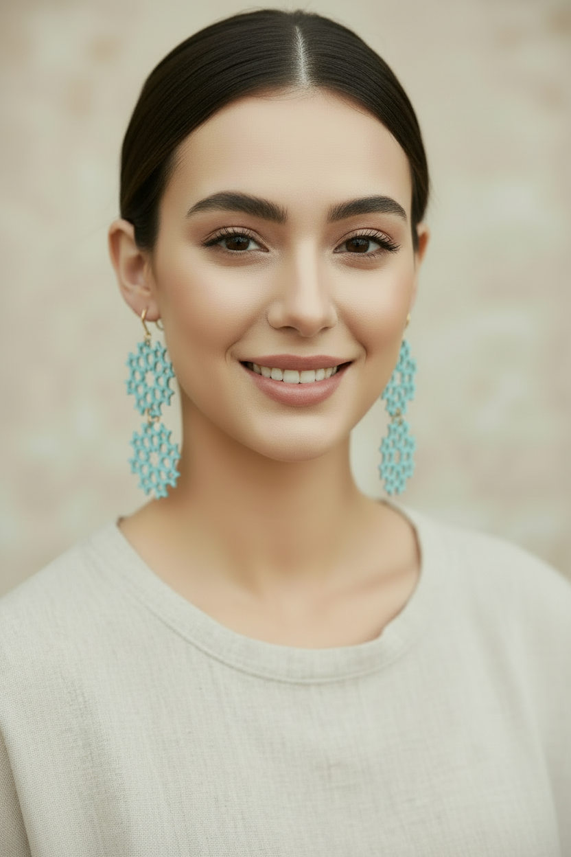 Double Star Cluster Earrings