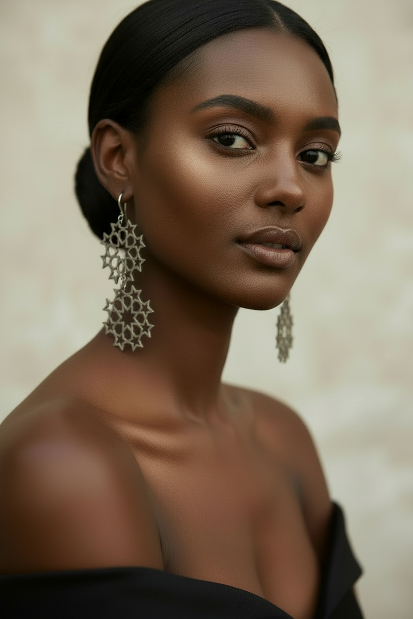 Double Star Cluster Earrings