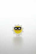 Sunny-style Croc charm in biodegradable PLA – fun Jibbitz for Crocs
