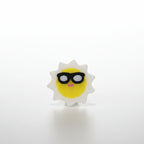 Sunny-style Croc charm in biodegradable PLA – fun Jibbitz for Crocs