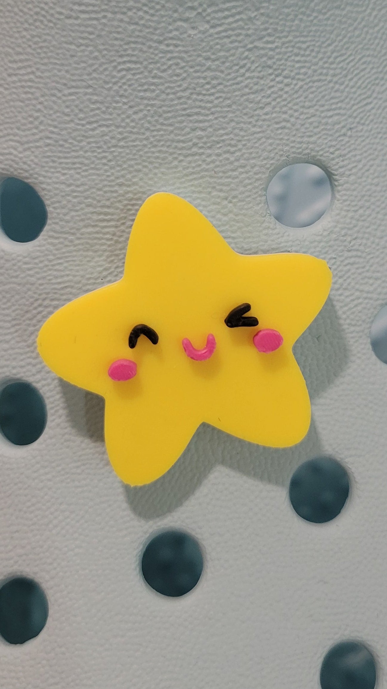 Star-style Croc charm in biodegradable PLA – fun Jibbitz for Crocs