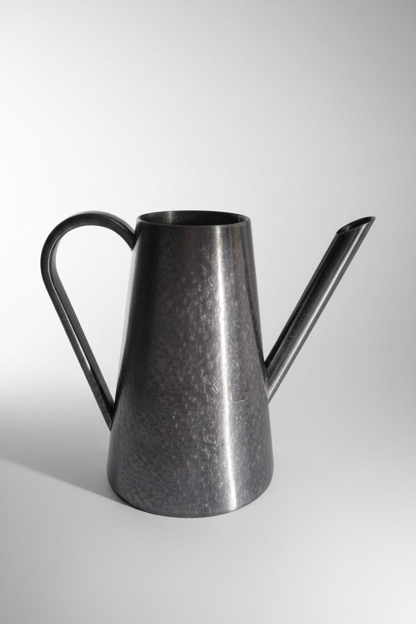 Lota Water Vessel in Black Marble – traditional handheld water vessel, biodegradable PLA, 15cm × 10cm by Aurelis Design Studio