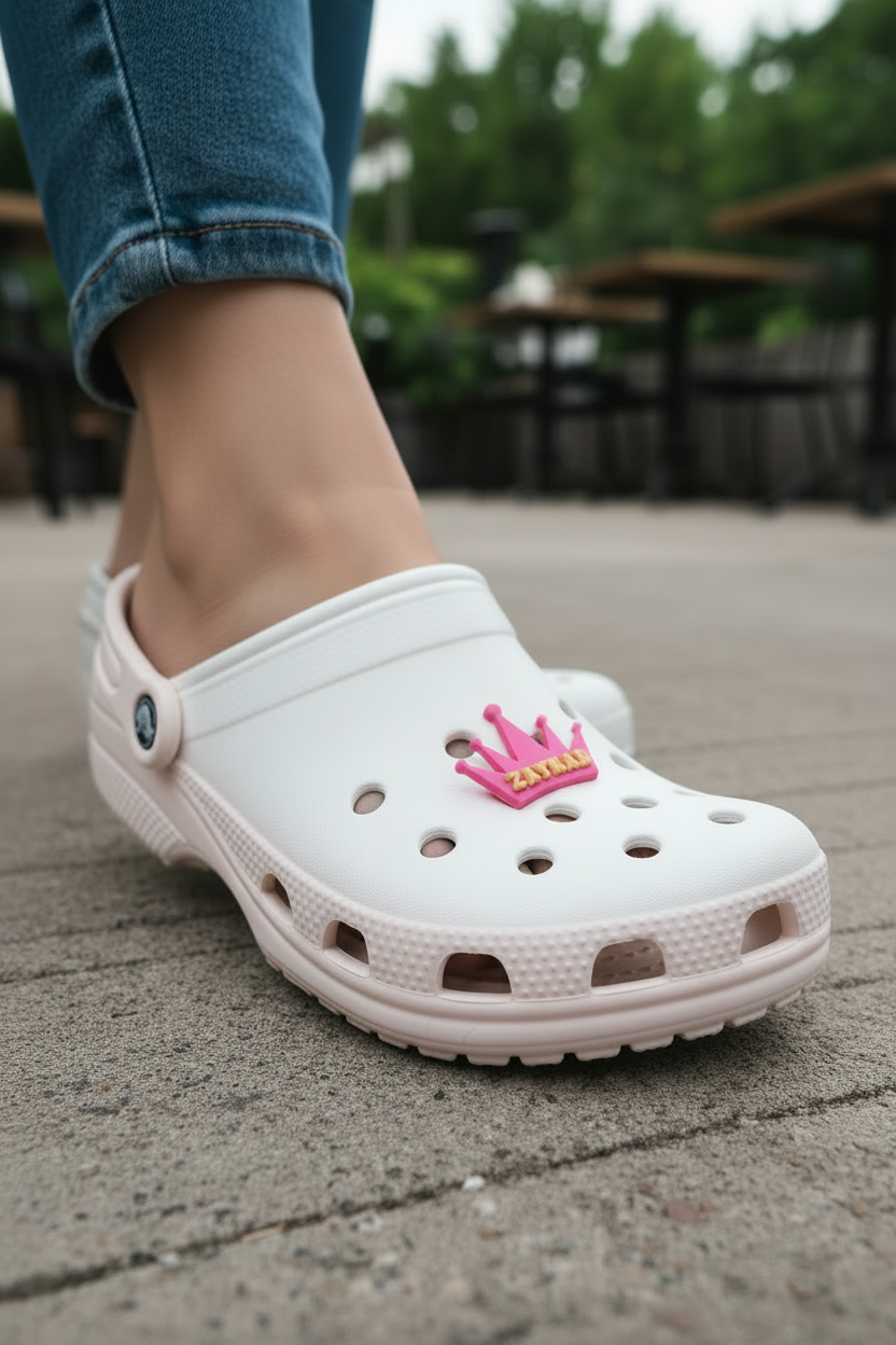 Personalized Croc Charms – Custom Name & Initial