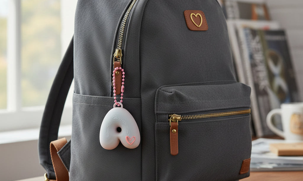 Personalized Bubble Letter Keychain