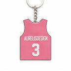 Custom Basketball Jersey Keychains