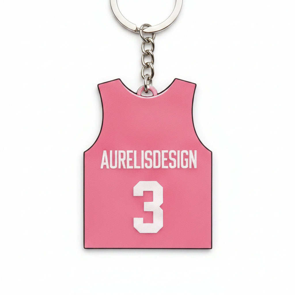 Custom Basketball Jersey Keychains