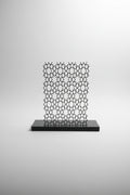 Arabesque Napkin Holder in Noir — geometric PLA tableware by Aurelis Design Studio
