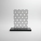 Arabesque Napkin Holder in Noir — geometric PLA tableware by Aurelis Design Studio