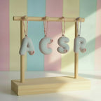Personalized Bubble Letter Keychain
