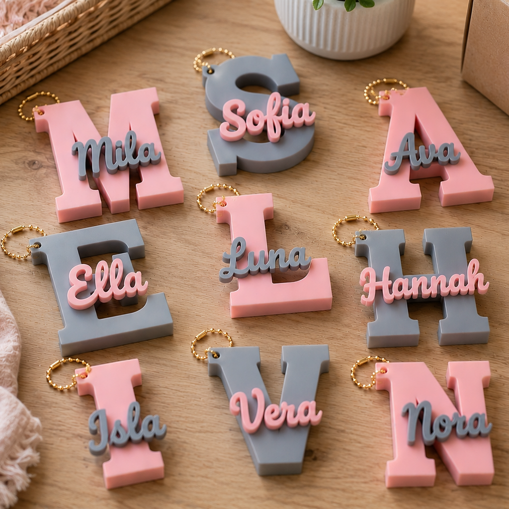 Custom Name Keychain – Personalized Sign Keychain