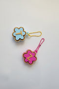 Personalized Flower Clicker Keychain
