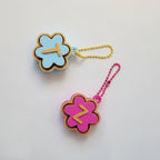 Personalized Flower Clicker Keychain