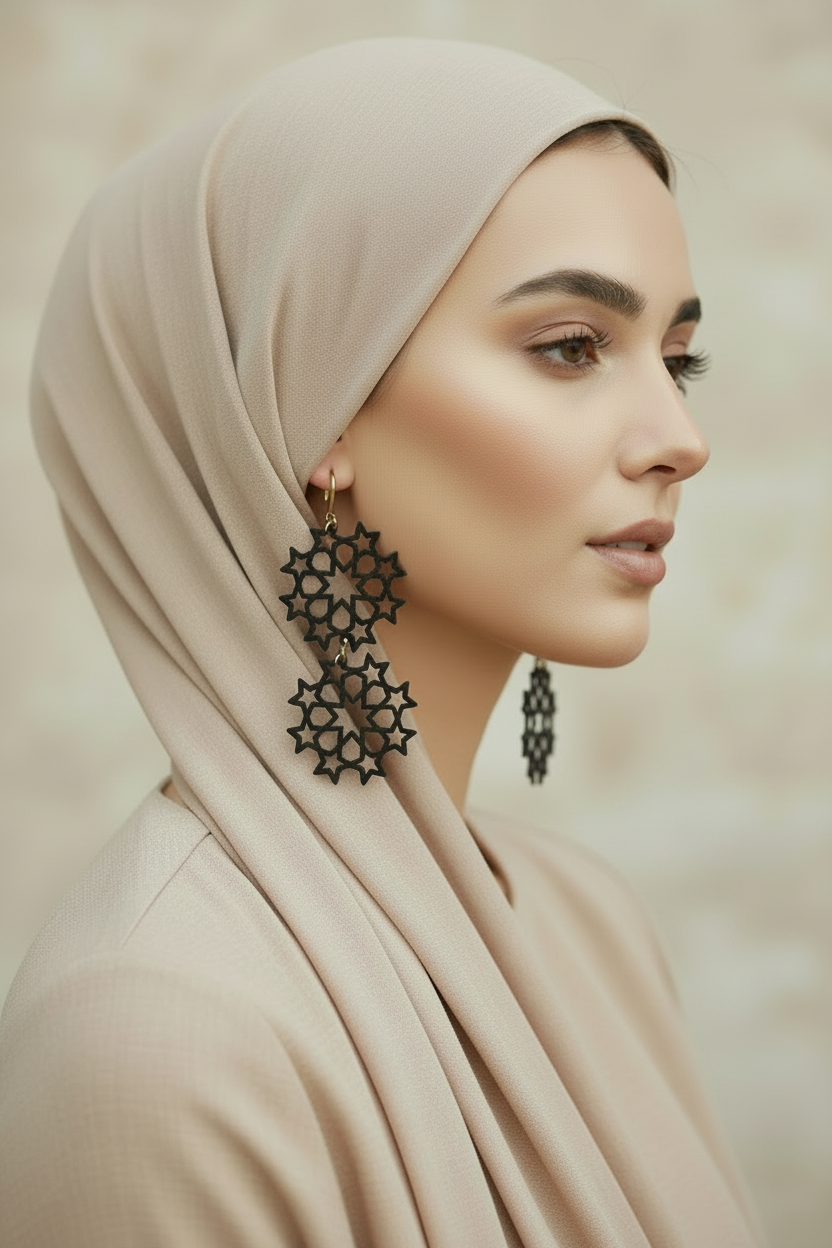 Double Star Cluster Earrings