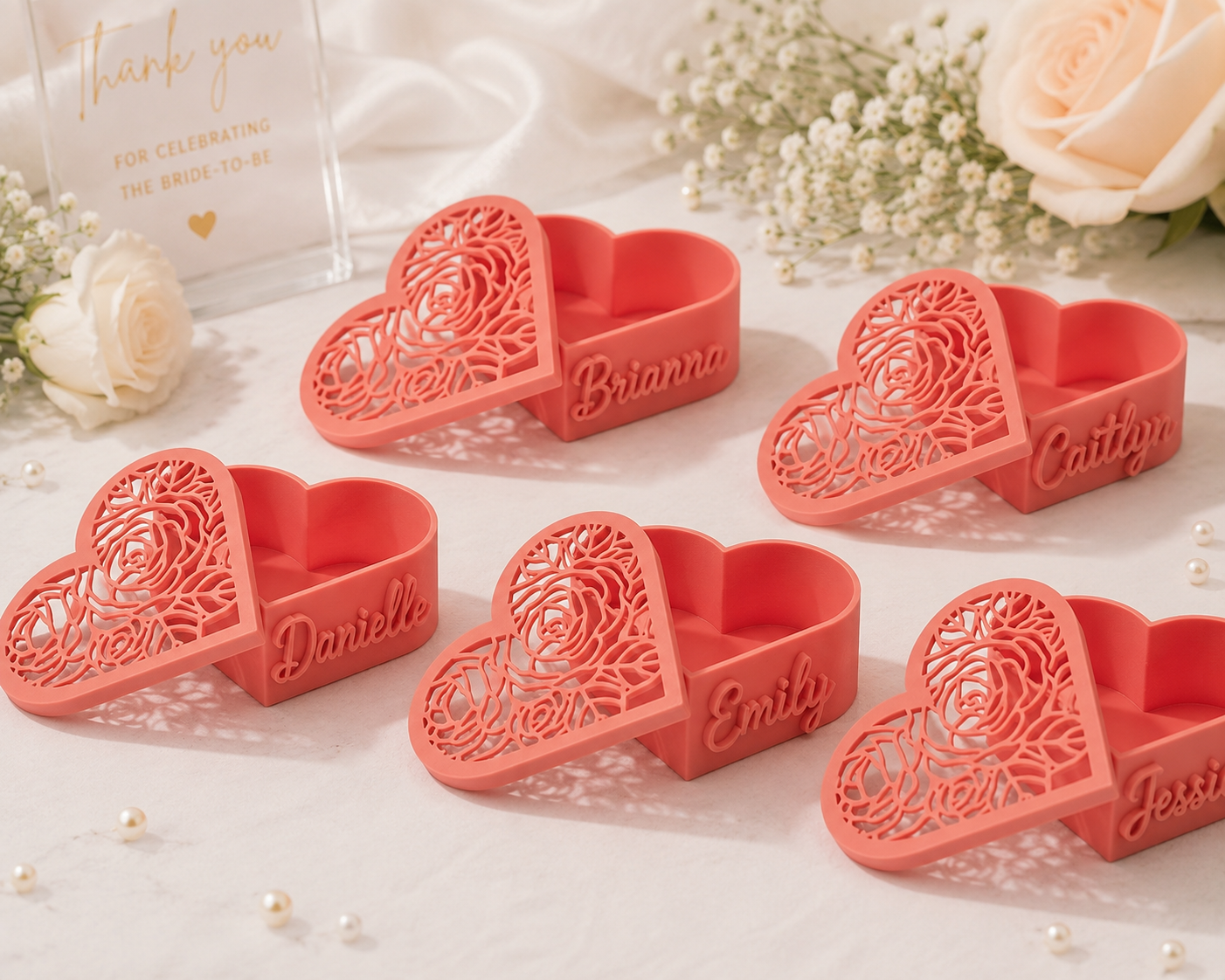 Custom Heart Boxes